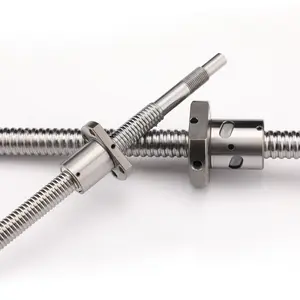 Hochpräzisions-Rechtshand-Gelenk-Kopf-Schraube 0601 mit Flansch einzelne Kugelnut für CNC-Maschine