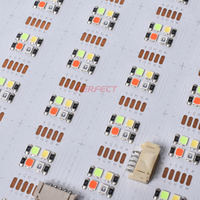 Panneau LED flexible RGBW SMD 2835 ultra fin 24V 500×235mm avec diffuseur de surface 800LEDs pour rétroéclairage de marbre