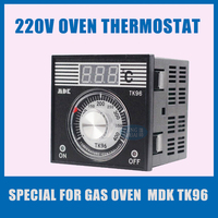 Contrôleur de Température Numérique TK96 AC220V/240V, Contacteur CA 0-50°C, Écologique, pour Four de Cuisson, Four à Gaz, Four Électrique, Plastique, Commercial