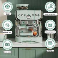Machine à café expresso cappuccino 3 en 1 en acier inoxydable électrique sans logiciel Distributeur automatique de café Nino Machine à café glacé