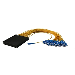 Kalite 1:2 /1:4/1:8/1:16/1:32/1:64 fiberoptik kablo ayırıcı FTTx devre kutusu tipi splitter PLC düşük ekleme kaybı