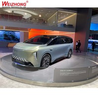 Plateforme tournante pour voiture sur mesure avec structure anti-collision pour exposition automobile et garage privé
