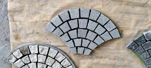 Pietre per Pavimentazione Stradale in Granito per <span class=keywords><strong>Esterni</strong></span> con Motivo a Rete per Vialetti e Parcheggi - Product Image 2