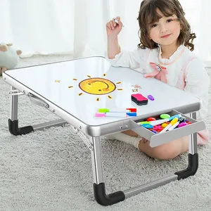 Gấp Di Động Điều Chỉnh Nhôm Từ Gấp Đồ Chơi Vẽ Giường Máy Tính Xách Tay Bàn Máy Tính Lap Table