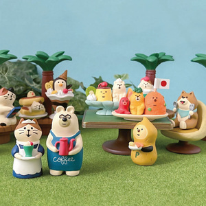 Cake Cat Japanese Style Zakka Resin Ornament Multi Piece Home Decor Living Room Gift - Product Image 4