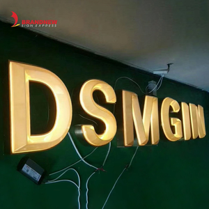 BRANDNEWSIGN üretici özel su geçirmez açık vakum oluşan krom Led mektup işaretleri akrilik mağaza adı kurulu - Product Image 2