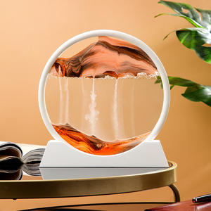 جولة الرمال المتحركة زجاج رسم الحرفية هدية الإبداعية المنزل الديكور 3D ثلاثة-الأبعاد الفن الرملية زخرفة - Product Image 2