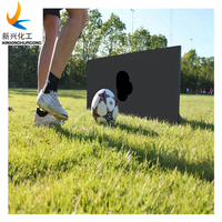 Panneau de rebond de football pliable et portable pour l'entraînement des enfants, en HDPE, épaisseur 20 mm, surface texturée, service de découpe, déflecteur en polyéthylène
