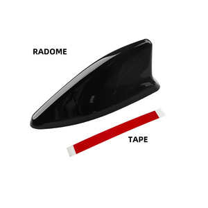 Penutup Antena Sirip Hiu Mobil Universal, Tutup Antena Atap Dekoratif, Gaya Serat Karbon - Product Image 5