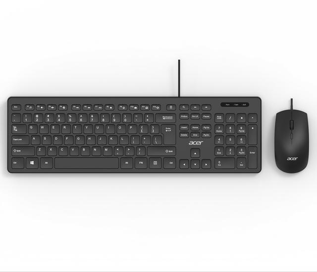 Custom Logo Wired Mouse & Keyboard Set with Russian/Arabic Layout Mini Electric USB PC Combo for Office & Gaming