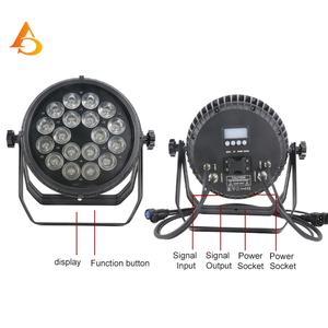 Luz LED Par RGBWA UV 6 en 1 de 18x18w, Resistente al Agua, para Exteriores, Iluminación de Discoteca, Luces de Escenario - Product Image 5
