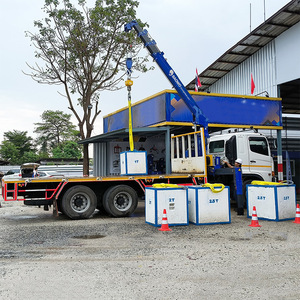 Sq80a 3 Truck <b>Crane</b> 8 Ton Full Rotation Hydraulic System For Logging - Product Image 4
