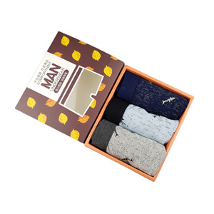 Caja de Cartón Negra Personalizada con Ventana Transparente, Caja de Regalo para Ropa Interior Masculina, para Calzoncillos y Bóxers - Product Image 2