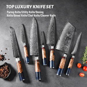 Cuchillo de <span class=keywords><strong>Chef</strong></span> maestro profesional, juego de acero de Damasco de 67 capas, cuchillos de pan personalizados, juego de cuchillos de cocina de corte de <span class=keywords><strong>Chef</strong></span> - Product Image 2