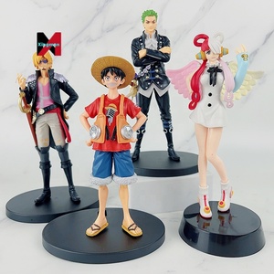 ฟิกเกอร์ตัวการ์ตูนแดงหนึ่งชิ้นจากภาพยนตร์การ์ตูน Luffy Sanji Zoro รูปแบบการตกแต่งของเล่นสะสมรูปปั้นศิลปะภาพยนตร์ - Product Image 1