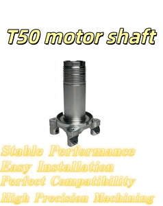 For DJI T50 High Precision Silver Aluminum CNC Motor Shaft Agricultural <b>Drone</b> <b>Accessories</b> Bridge Brand - Product Image 6