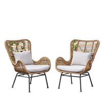 Chaise de jardin en rotin pliable et empilable moderne, siège lounge, mobilier de patio extérieur, portable et léger