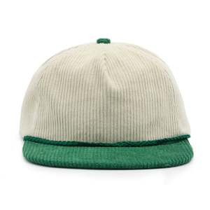 Casquette Snapback en Corduroy Respirante et Imperméable à Bord Plat Non Structurée avec Logo Personnalisé OEM - Product Image 5