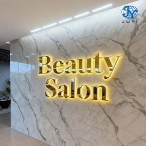 ป้ายตัวอักษร LED สแตนเลสแบบกำหนดเองสำหรับภายนอกอาคาร พร้อมไฟแบ็คไลท์ 3 มิติ สีทองขัดเงา ป้ายตัวอักษรเรืองแสง - Product Image 6