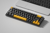 Teclado Ergonómico para Juegos, Mini, Blanco, 60%, con Cable Desmontable Tipo-C, Interruptores Rojos, Diseño Mecánico 60%, Duradero, para Tablets