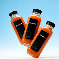Vente flash : Bouteille en verre pour jus de fruits frais, lait, eau, kombucha, yaourt, 250 ml, 350 ml, 500 ml, avec couvercle