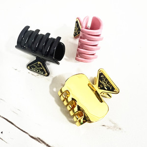 Pince à cheveux en métal de luxe pour femmes - Accessoire de mode pour cheveux en or rose, argent, noir - Product Image 6