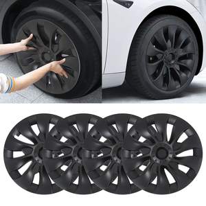 OEM-Herstellung Autofelgenabdeckung Tesla Model Y Radabdeckung 19 Zoll ABS Schwarz Model Y Felgenabdeckungen - Product Image 4