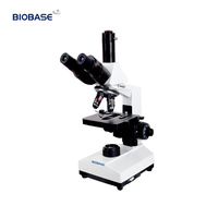 BIOBASE Binocular Compound Microscope XSB-301B 40X to 1000X with 4X 10X 40X 100X Objectives and Mechanical Stage for Laboratory