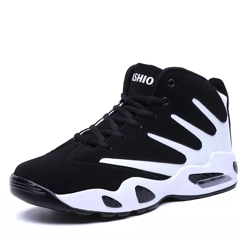 Zapatos de baloncesto para hombre, color negro, novedad