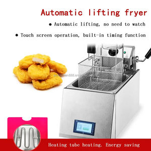 Slimme Automatische Lift Aanrecht Friteuse Voor Gebakken Kip En Frietjes-Professionele Commerciële Elektrische Bulkfrituurmachine - Product Image 3