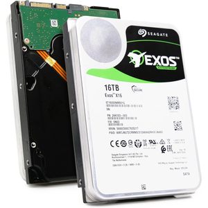 Disco Duro Interno Empresarial Exos X16 de 16 TB y 3.5 Pulgadas, Disco Duro Seagate de 16 TB, Exos X16, 7200 RPM, 512e/4Kn, SATA 6 Gb/s, 256 MB, 3.5 - Product Image 1