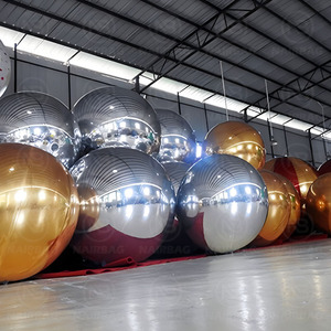 Esferas de Espejo Inflables Reflectantes Gigantes <span class=keywords><strong>para</strong></span> Colgar en Eventos y Fiestas, Bola de Espejo Disco <span class=keywords><strong>para</strong></span> Decoración de Eventos - Product Image 3