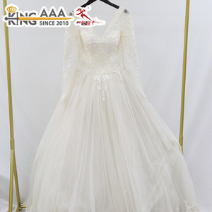 KingAAA Abiti da Sposa Usati Misti in Balle, Abiti da Sposa di Seconda Mano all'Ingrosso, Colori Bianchi, Taglie Miste, Abiti Formali da Donna in Stock - Product Image 6