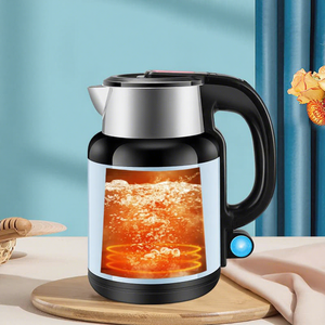 Vente directe usine – Bouilloire électrique tendance en acier inoxydable SUS 201 bleue, <span class=keywords><strong>appareil</strong></span> électroménager pour hôtel avec fonction maintien au chaud pour usage domestique - Product Image 4