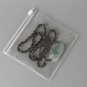 Custom Mini PVC Zipper Jewelry <b>Packaging</b> <b>Bag</b> Clear Self-Seal Storage for Necklaces Gemstones Small Accessories Biodegradable - Product Image 2