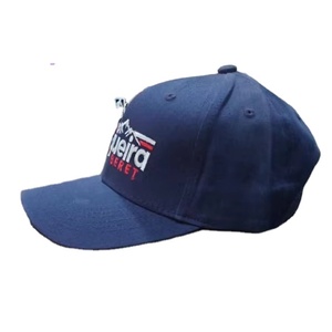 Casquettes de baseball sportives hip-hop en toile à 6 panneaux personnalisables avec broderie de logo et visières courtes pour hommes - Product Image 3