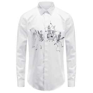 <span class=keywords><strong>Chemise</strong></span> d'affaires à manches longues sans <span class=keywords><strong>repassage</strong></span> pour hommes 2025 haut de gamme suspendue décontractée polyvalente et formelle - Product Image 5