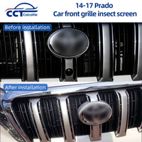 Grilles de calandre avant en acier inoxydable pour Toyota Land Cruiser Prado FJ150 2014 2015 2016 2017 Accessoires