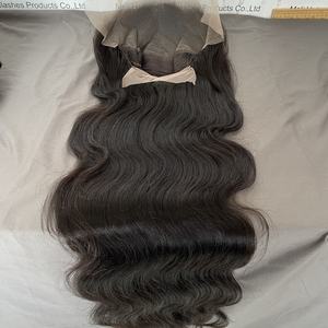 Peluca de Cabello Indio Remy con Encaje Transparente 13x6, 180% de Densidad, Sin Pegamento, con Baby Hair, Larga, Precio al por Mayor - Product Image 2