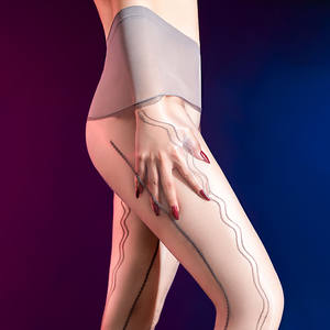 Sexy Brillant Ultra-mince Aurora Dentelle Une Pièce Tissé <span class=keywords><strong>Bas</strong></span> Sans Couture Entrejambe <span class=keywords><strong>Bas</strong></span> et Collants - Product Image 6