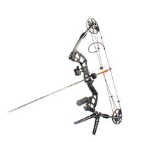 M125 Chasse Concours De Pêche Arc à Poulies pour tir Tir À L'arc Flèche 30-70lbs En Aluminium Riser Laminé Membres
