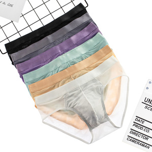 Calzoncillos sexys para <span class=keywords><strong>hombre</strong></span> en forma de corazón, finos, de rayón, transpirables, de doble capa, con forma de U convexa, para uso diario - Product Image 5