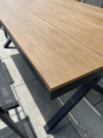 7 pièces en aluminium extérieur meubles de jardin Table à manger ensemble Patio sièges extérieur salle à manger ensemble Patio terrasses arrière-cour groupe de sièges