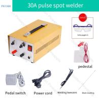 Machine de soudage par points automatique 30A de bureau portable à écran tactile pour la fabrication de bijoux en or et en argent, colliers, bagues, pendentifs