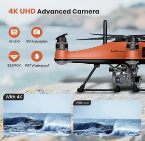 Authentique Fisherman FD3, plastique, étanche, pêche, 4K, capacité de charge utile de 4,4 lb, portée de lancer de 1,3 km, retour automatique, IP67 - Product Image 3