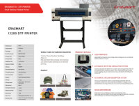 Impresora DTF Industrial Erasmart de Doble Cabezal XP600 I3200 de 24 Pulgadas con Máquina Agitadora de Polvo para Impresión de Ropa Rollo a Rollo