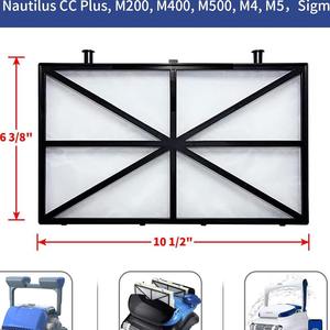 Robot limpiador de piscinas subacuático 9991433 R4 para Dolphin M500 M200 M400, filtro de plástico recargable de alta eficiencia - Product Image 4