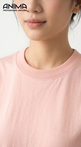 T-shirt décontracté d'été pour femme en coton et élasthanne de qualité supérieure, avec logo personnalisé, fabriqué au Vietnam, col rond et lettres - Product Image 5