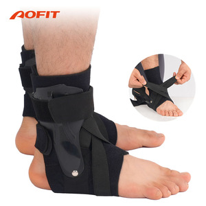 Aofit Protetor de Tornozelo para Alívio da Dor de Entorse, Tala Ajustável, Faixa Elástica, Suporte para Pé Caído - Product Image 1