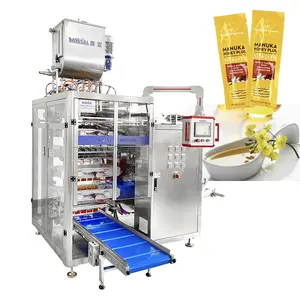 Samfull Automatische Multilane Siroop Verpakkingsmachine Vloeibare Zakje Kleine Honing Sachet Verpakkingsmachine